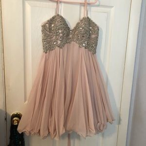 Xscape Strapless Cocktail Dress